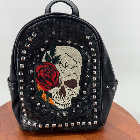 goth mini backpack Widow Vampire Velvet Heart Embroidered Ankh Batwing Vine whether it be their helmet Dark Celestial Goth School Backpack